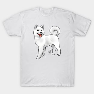 Akita - Light-Faced White T-Shirt